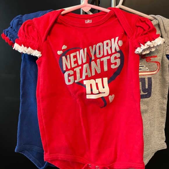 New York giants onesies set of 3 - Picture 4 of 7